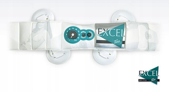 Vupiesse Excel 2 programowy pas na brzuch odchudzanie masażer elektrostymulator