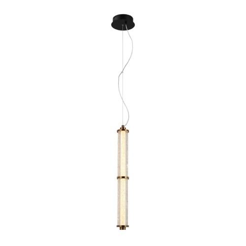 Sanpo lampa wisząca 1xLED/6W czarna PND-26384-2V-GD-CL