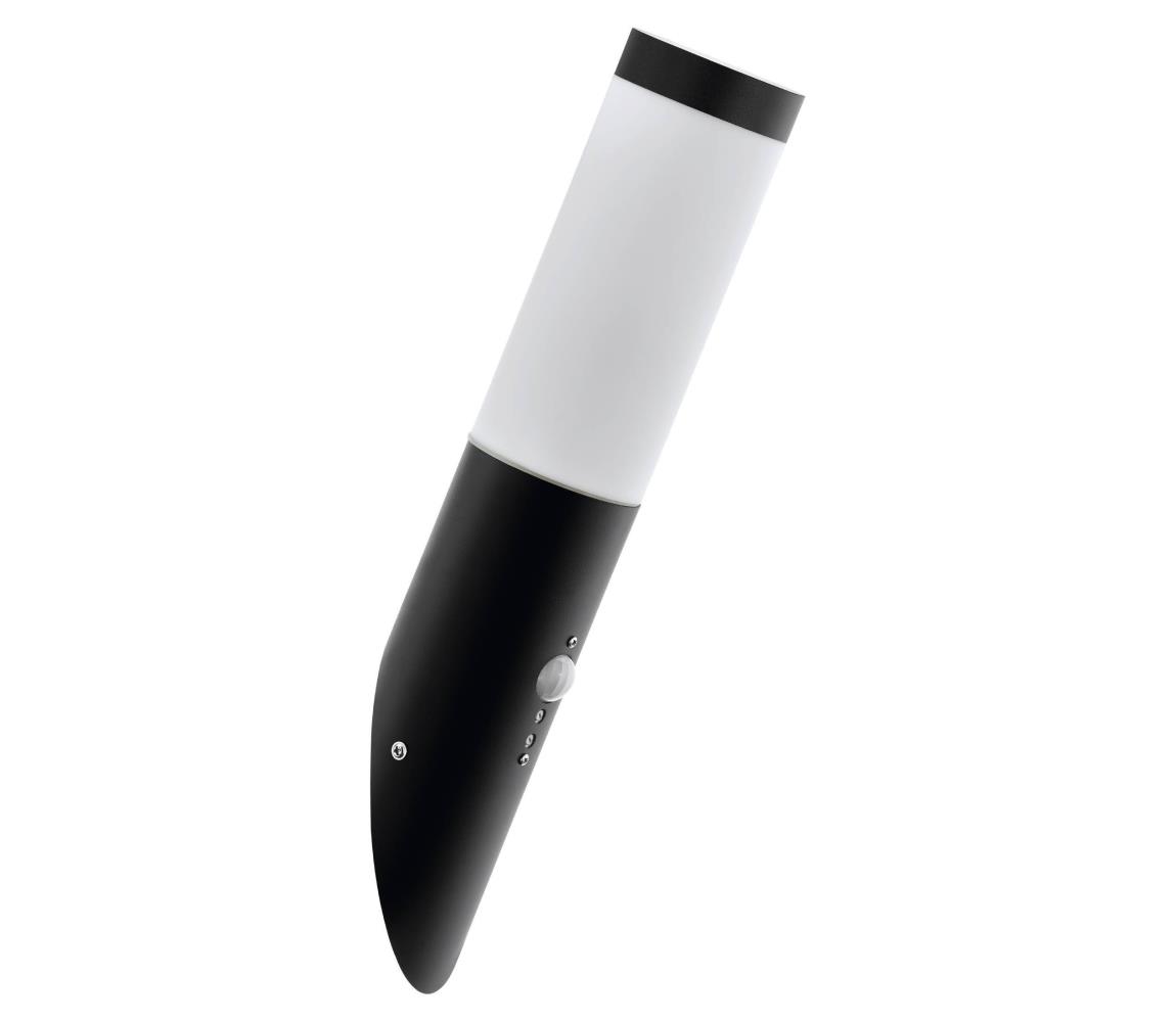 Eglo 79544 - Oświetlenie zewnętrzne z czujnikiem MONTALLEGRO 1xE27/15W/230V IP44 czarny