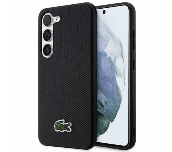 Lacoste LCHCS23SPVCK Hardcase Iconic Petit Pique do Samsung Galaxy S23 Czarny