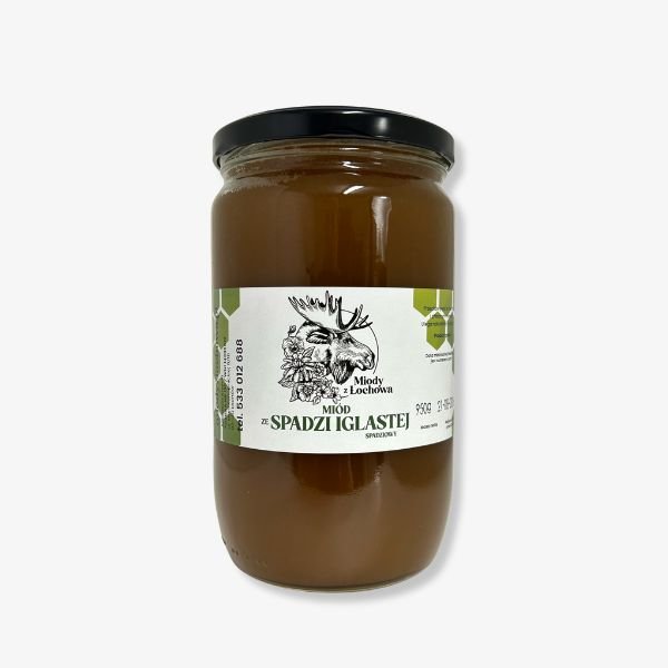 Miód ze spadzi iglastej 950g Miody z Łochowa