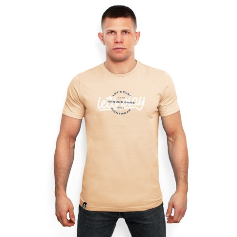 Ground Game Koszulka T-shirt Play (Jasny Brąz)
