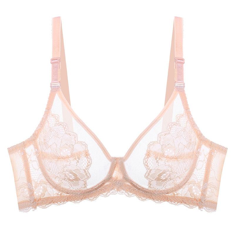 Biustonosz koronkowy z haftem