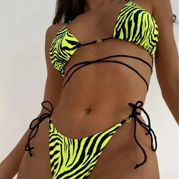 Bikini w zwierzęcy wzór