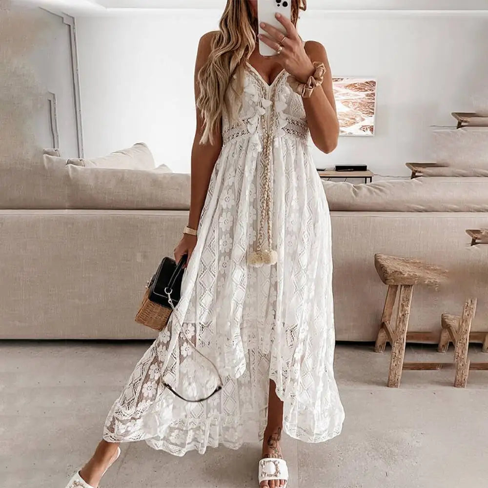 Asymetryczna sukienka w stylu boho