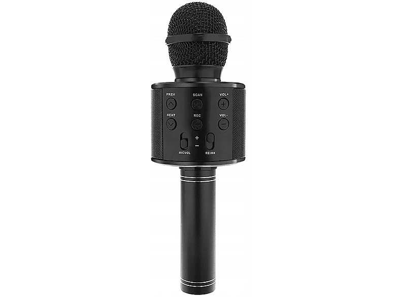 Mikrofon karaoke IZOXIS Czarny Bluetooth, Głośnik