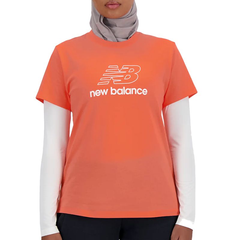 Koszulka New Balance WT41816GFR - pomarańczowa