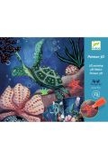 Zestaw arytsyczny malowanie 3D Głębia Oceanu DJ08958