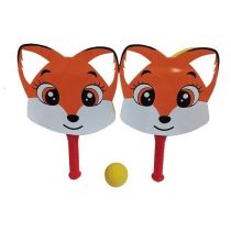 Zestaw rakietek piankowych Lis z piłeczką Adar