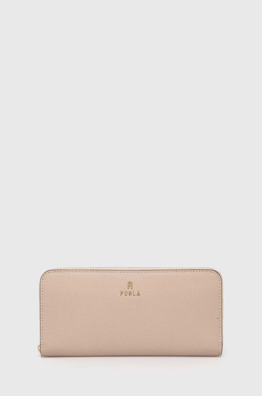 Furla portfel skórzany damski kolor różowy WP00313 ARE000 B4L00