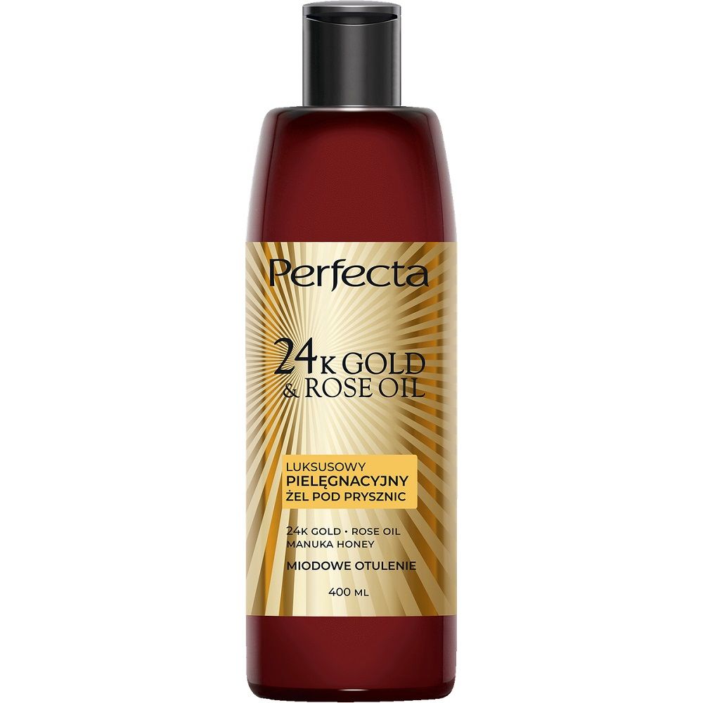24K Gold & Rose Oil luksusowy pielęgnacyjny żel pod prysznic Miodowe Otulenie 400ml