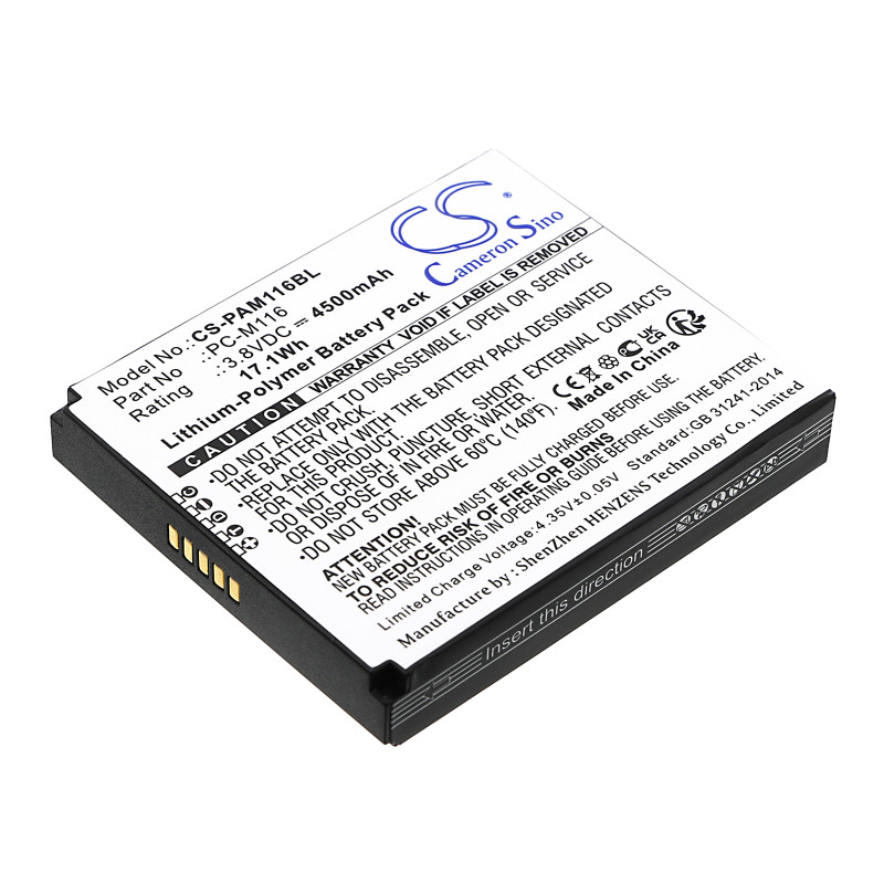 Pax X3S / PC-M116 4500mAh 17.10Wh Li-Polymer 3.8V (Cameron Sino)