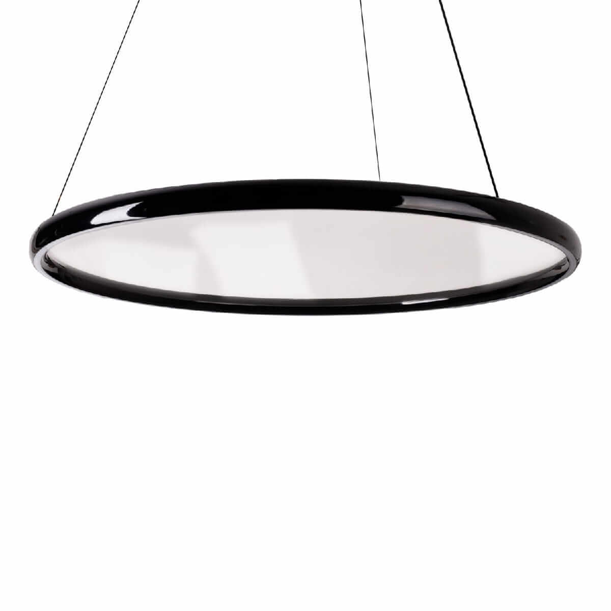 Lampa wisząca nad stół Qled P0557 Maxlight LED 70W 3000-6000K z pilotem czarna