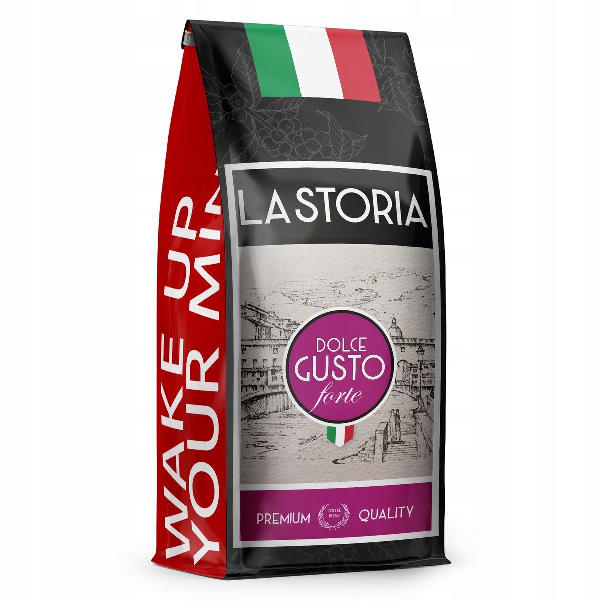Kawa Ziarnista La Storia Dolce Gusto Forte Świeżo Palona - Blue Orca 1 kg