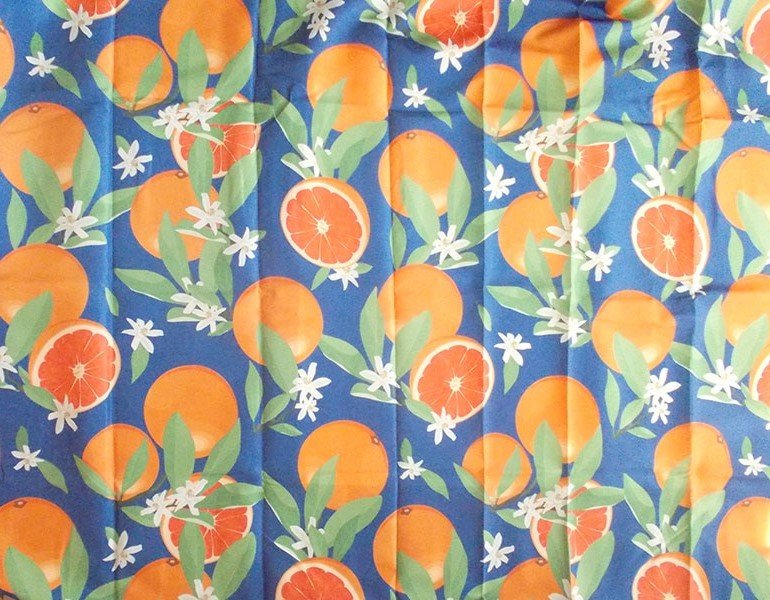 owoce obrus 130x180 cm, kolorowy obrus plamoodporny