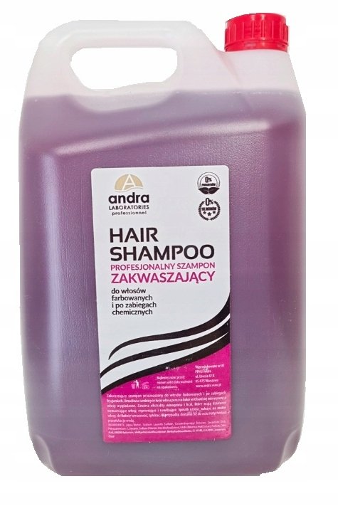 ANDRA, Szampon do włosów zakwaszający, 5l