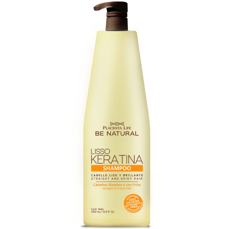 Placenta Life, Lisso Keratina, Wygładzajacy Szampon Do Włosów, 1000 Ml