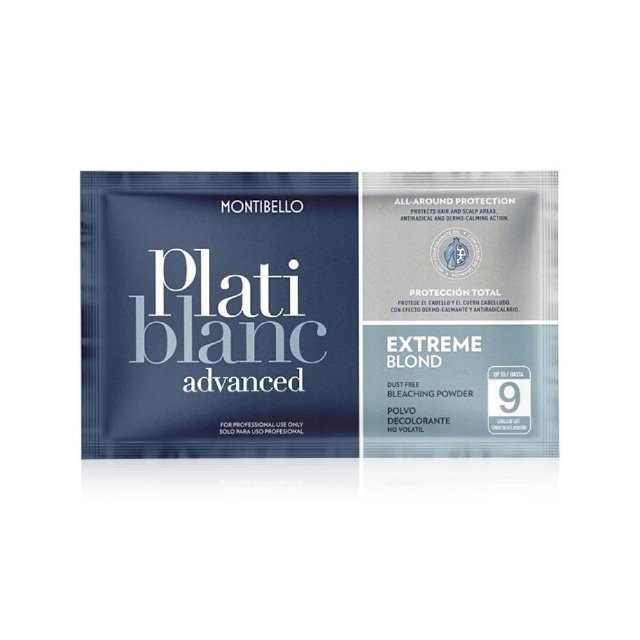 Montibello, Plati Blanc Extreme Blond, Rozjaśniacz 9 tonów, 30g
