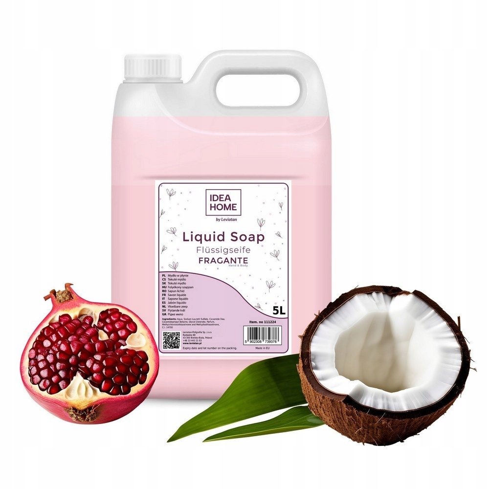MYDŁO W PŁYNIE Idea Home FRAGANTE 5l POMEGRANATE kremowe