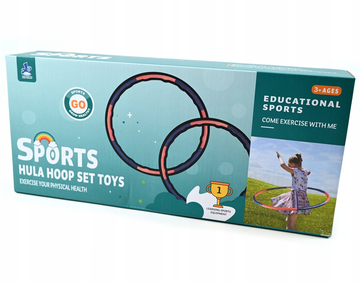SKŁADANE HULA HOP NA BRZUCH KOŁO 83CM SZKOŁA PRZEDSZKOLE