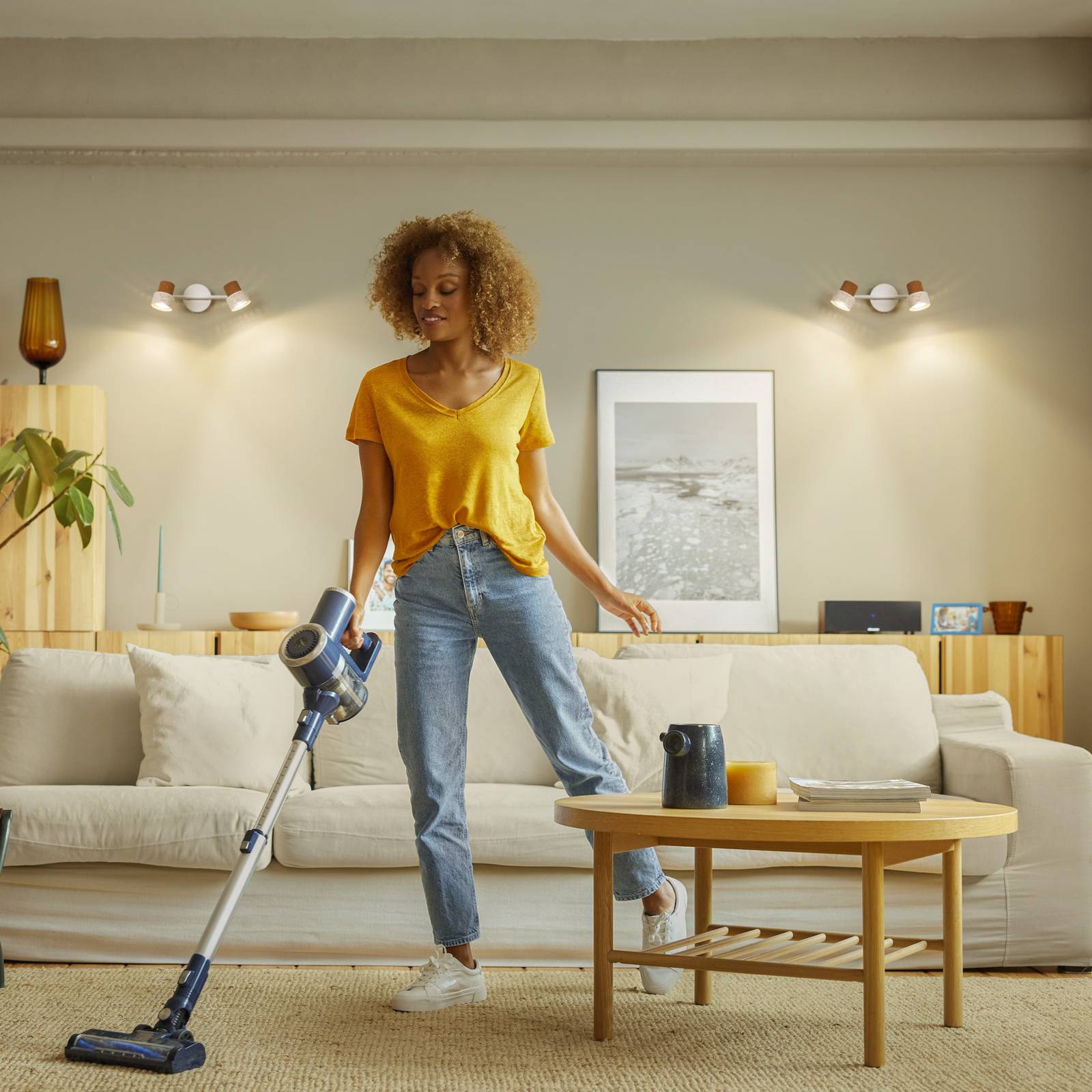 LEDVANCE Reflektor sufitowy Cork, GU10, 2-punktowy, ściemniany, biały