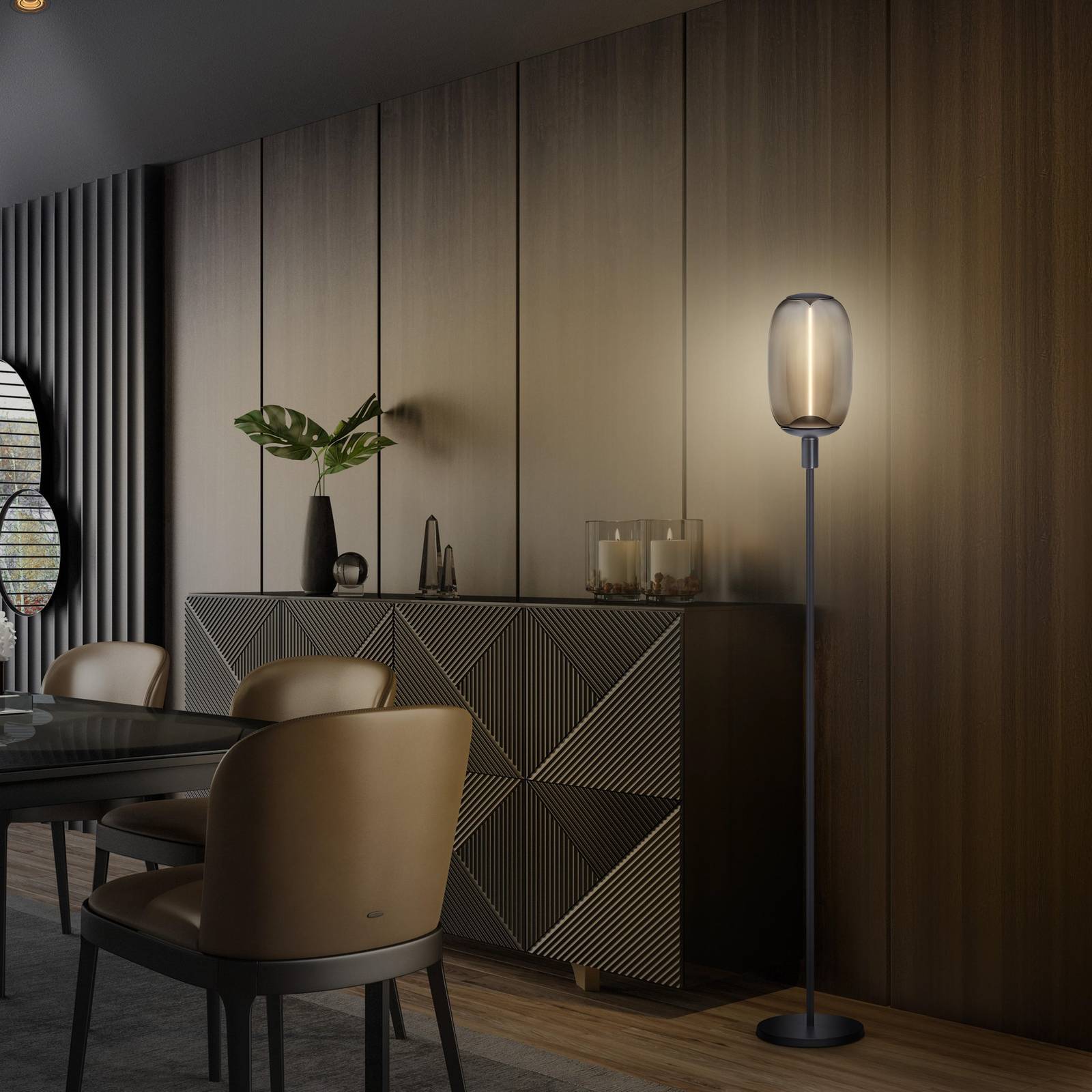 LEDVANCE lampa podłogowa Decor Stick 2-punktowa, wysokość 146cm,