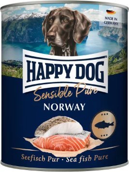 Happy Dog PUSZKA dla psa - Norway ryba 800 g