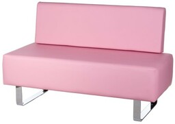 Kanapa do poczekalni Messina BD-6713 różowa