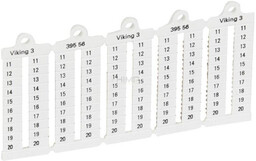 Legrand Płytki oznaczników VIKING3 szerokość 5mm 11-20 pionowe 039556 1000szt. 039556