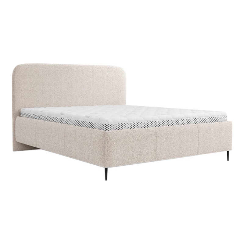 Łóżko BENDI COMFORTEO tapicerowane : Rozmiar - 160x200, Pojemnik  - Z pojemnikiem, Tkanina - Grupa V