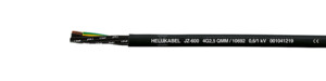 Przewód PVC sterowniczo-zasilający JZ-600 5G25 mm2 czarny, żyły czarne numerowane wg DIN VDE 0293-334
