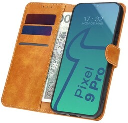 Bizon Etui Case Pocket do Google Pixel 9 Pro, brązowe
