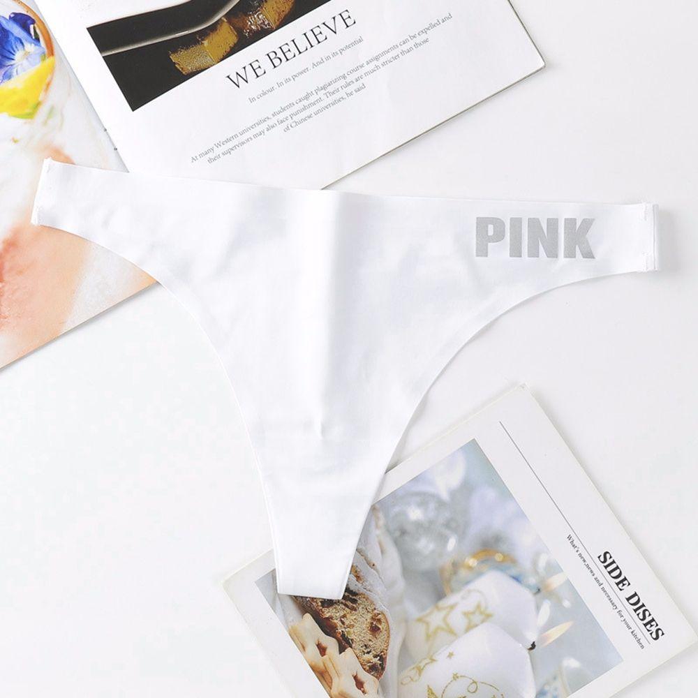 Sportowe stringi bezszwowe - Biały L