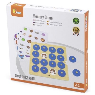 Viga Memory Gra Pamięciowa Zgadnij Obrazki 10 Kart Montessori
