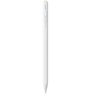 Pojemnościowy rysik / stylus Baseus Smooth Writing 2 z wskaźnikiem baterii (biały)