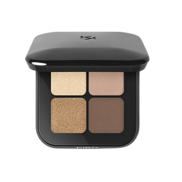 KIKO Milano Bright Quartet Eyeshadow Palette paleta czterech cieni do powiek 03 Burgundy Variations 3.5g