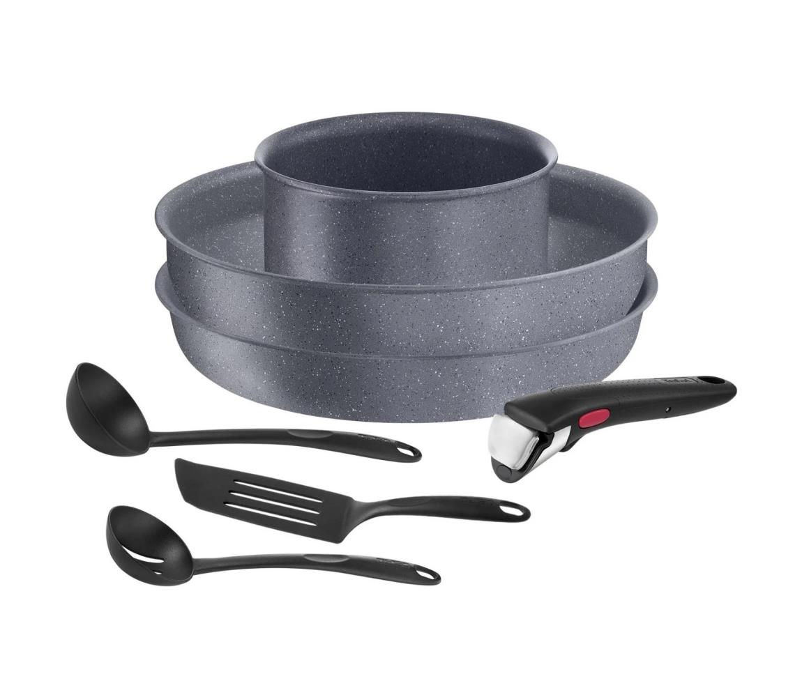 Tefal - Zestaw naczyń kuchennych 7 szt INGENIO NATURAL FORCE