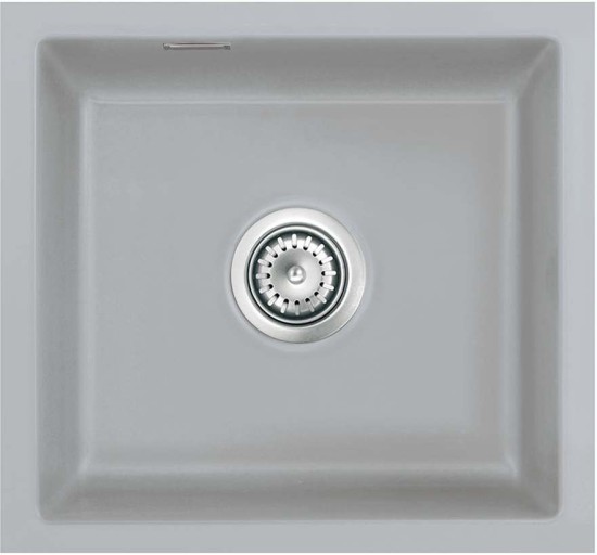 Zlewozmywak ceramiczny SYSTEMCERAM Mera 42 U Titan Korek automatyczny 5301 02
