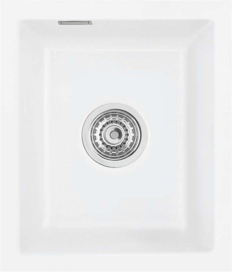 Zlewozmywak ceramiczny SYSTEMCERAM Mera 32 U Polar Korek automatyczny 5361 02