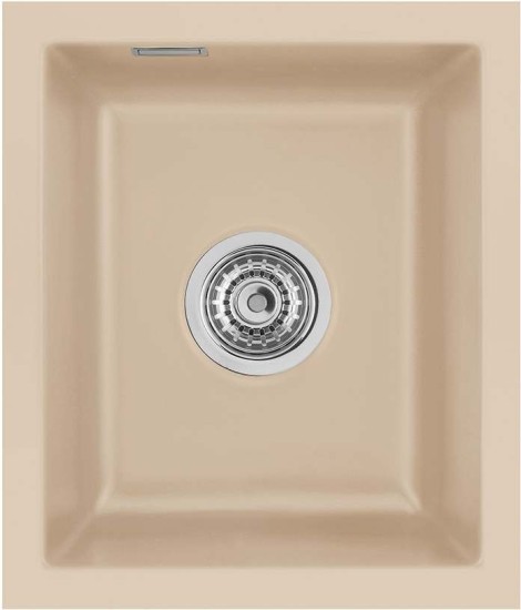 Zlewozmywak ceramiczny SYSTEMCERAM Mera 32 U Sand Korek automatyczny 5361 02