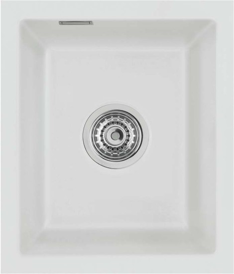 Zlewozmywak ceramiczny SYSTEMCERAM Mera 32 U Alu Korek automatyczny 5361 02