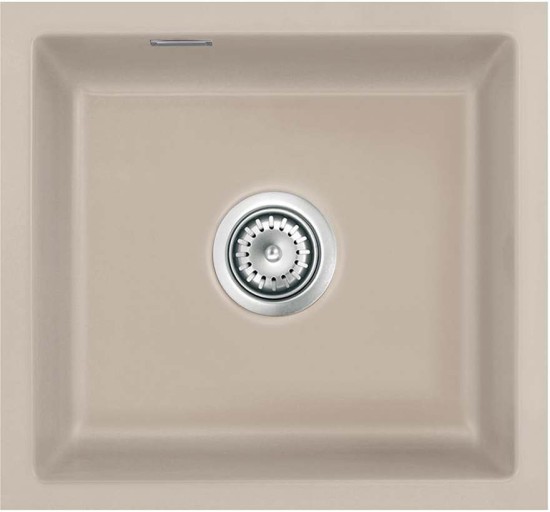Zlewozmywak ceramiczny SYSTEMCERAM Mera 42 U Fango Korek automatyczny 5301 02