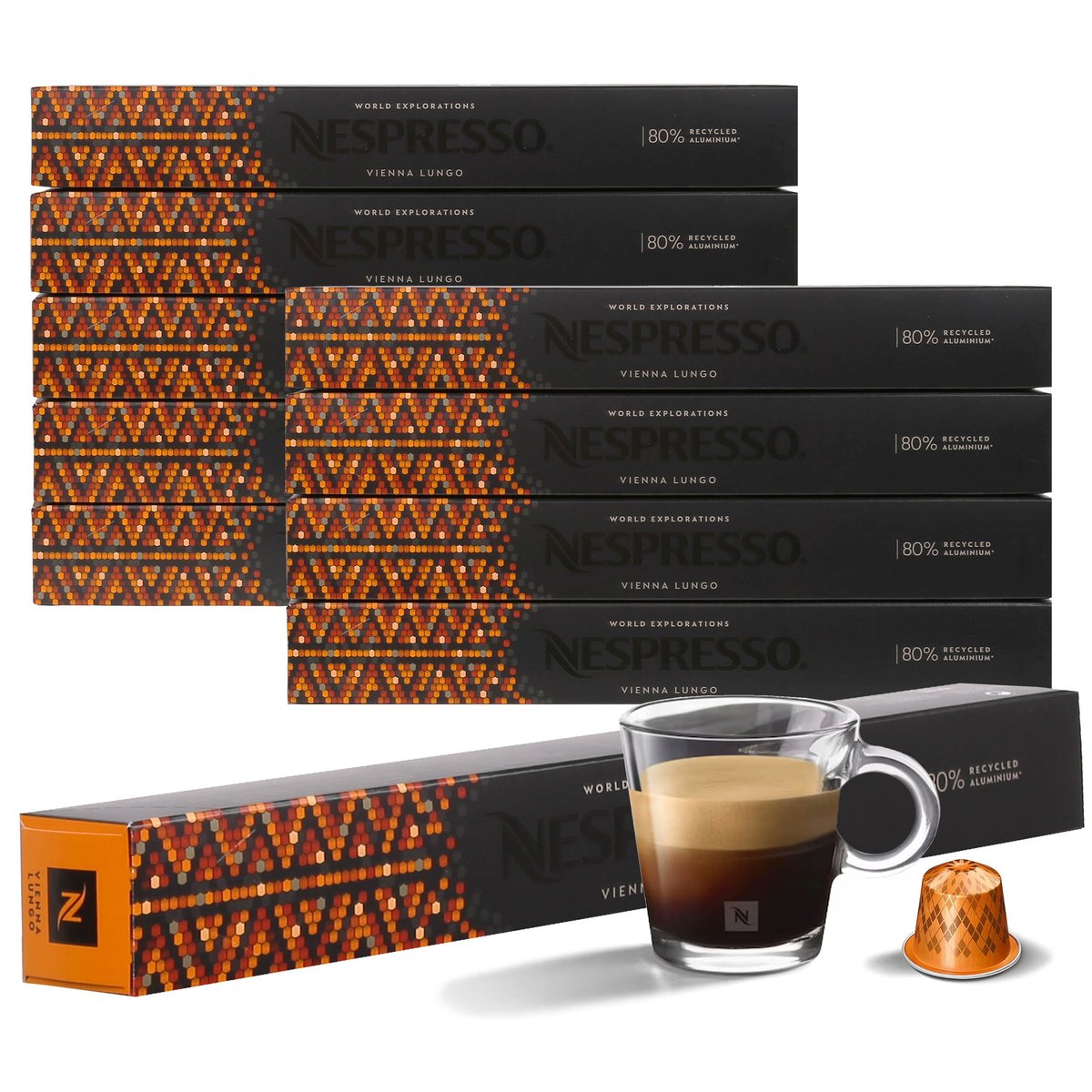 Kawa w kapsułkach o smaku Vienna Lungo NESPRESSO 100 kapsułek