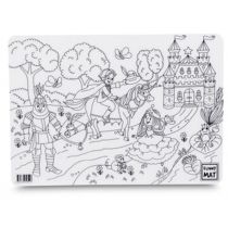 Mata na stół do kolorowania wymazywalna 25x35 cm Książe Strigo PILOT SFU1351