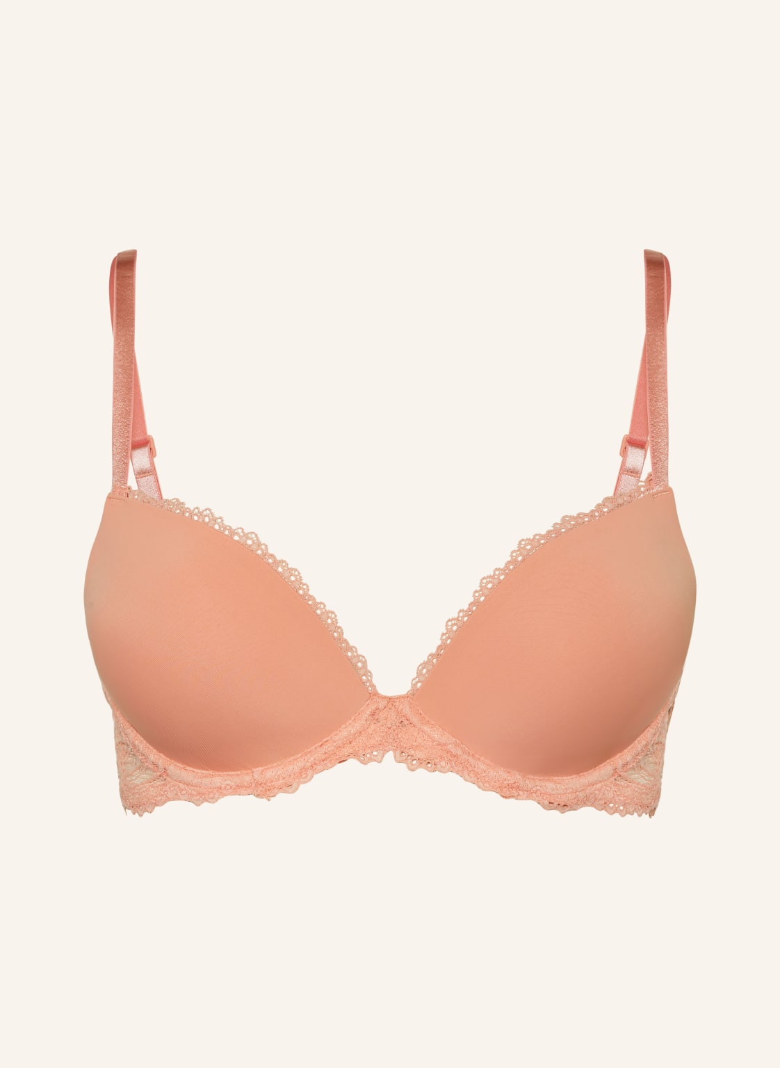 Calvin Klein Biustonosz Push-Up Seductive Comfort Light beige