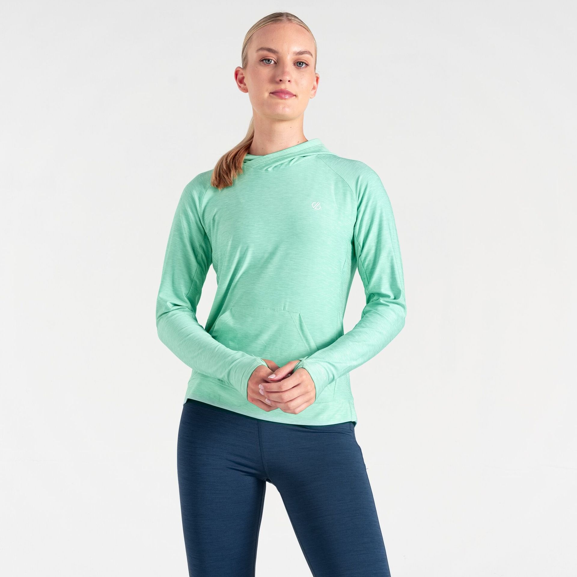 Dare 2b - Damska Bluza z Kapturem Sprint Cty Zielony, Rozmiar: 38