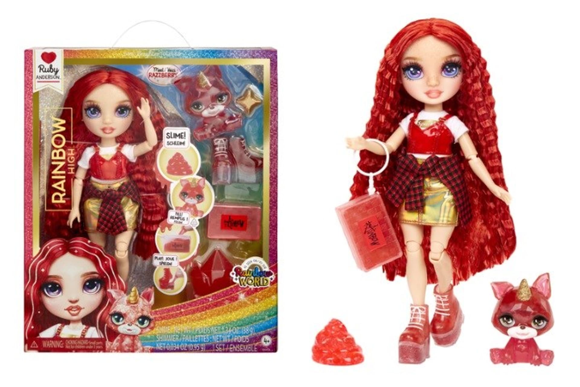 MGA Classic Rainbow Fashion Lalka Ruby (red) 120179