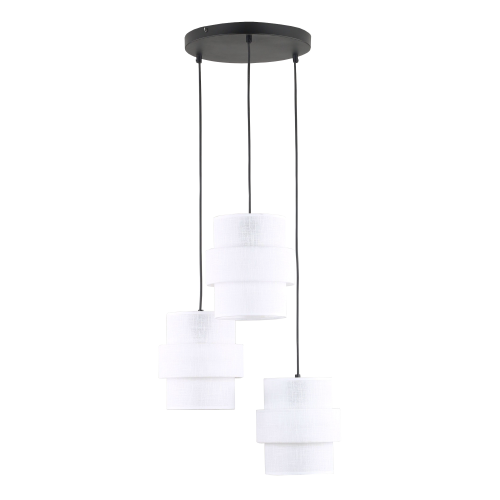 CALISTO WHITE LAMPA WISZĄCA 3 KOŁO