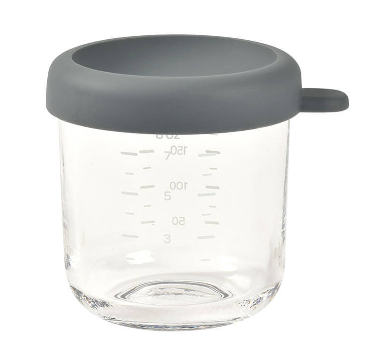 BEABA Pojemnik słoiczkek szklany z zamknięciem 250 ml Mineral