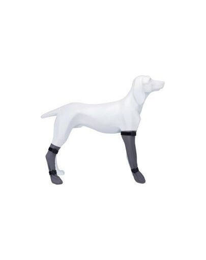 Trixie Skarpetka ochronna silikon M 8 cm/35 cm szara